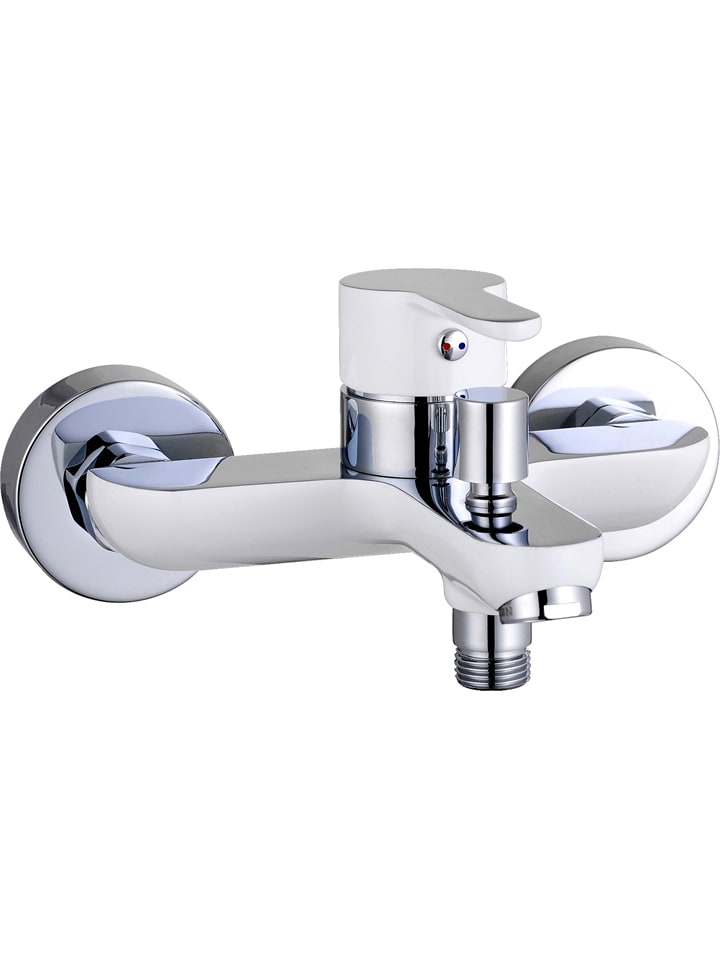 Schütte Bateria wannowa "Diziani" w kolorze srebrno-białym rozmiar: onesize