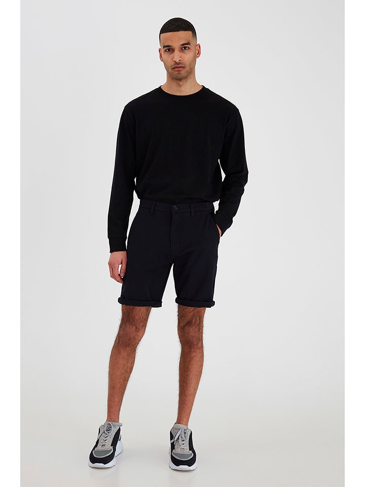!SOLID Szorty chino "Fredrick" w kolorze czarnym rozmiar: M