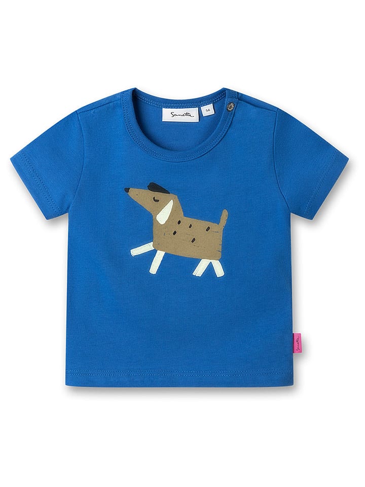 Sanetta Kidswear Koszulka w kolorze niebieskim rozmiar: 74