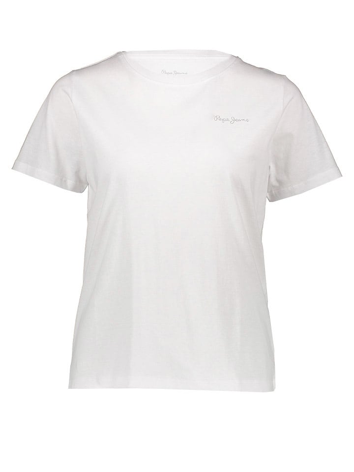 Pepe Jeans Koszulka w kolorze białym rozmiar: S