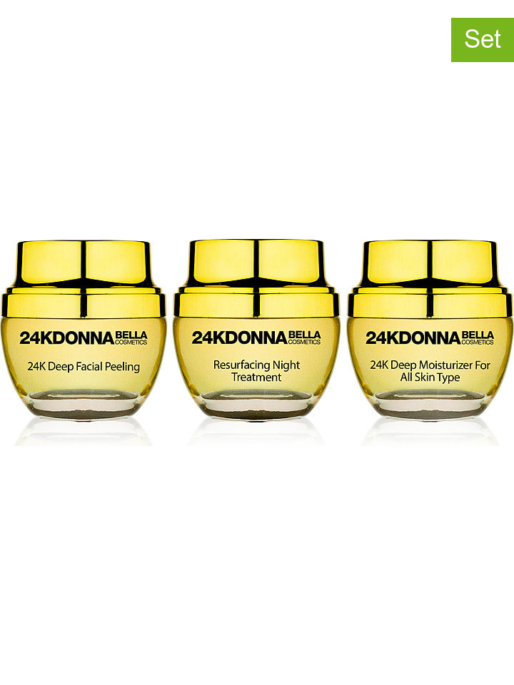 Donna Bella 3-częściowy zestaw "Coffret 24K Daily Routine" - 3x 50 ml rozmiar: onesize