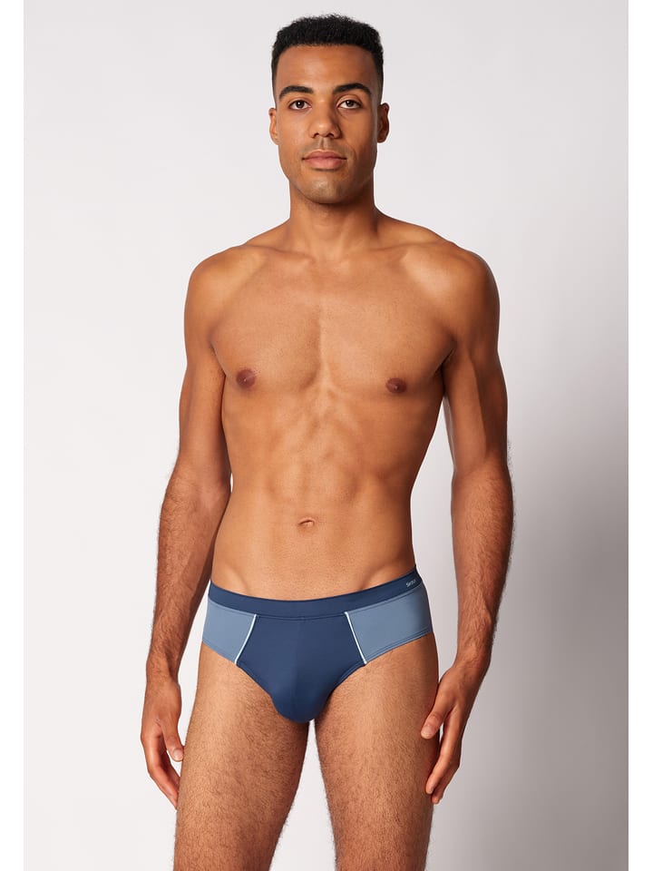 Skiny Kąpielówki w kolorze niebieskim rozmiar: M