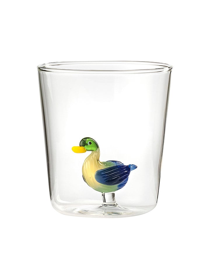 Onlylux Szklanka "Pet Friends" ze wzorem - wys. 9,3 cm rozmiar: onesize