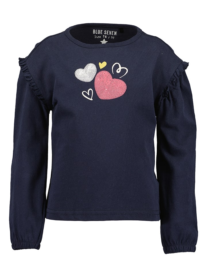 Blue Seven Koszulka w kolorze granatowym rozmiar: 122