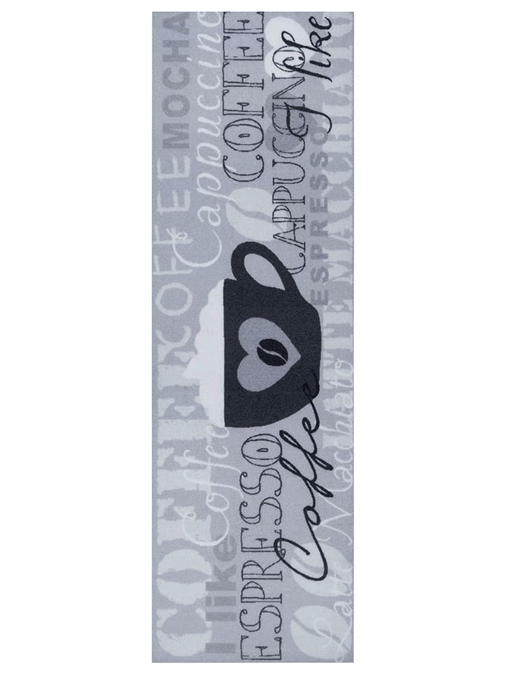 Hanse Home Chodnik kuchenny "I Like Espresso" w kolorze szarym rozmiar: 50x150 cm