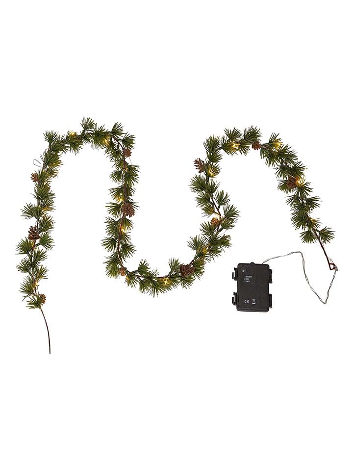 STAR Trading Girlanda LED "Latrix" w kolorze zielonym - dł. 140 cm rozmiar: onesize