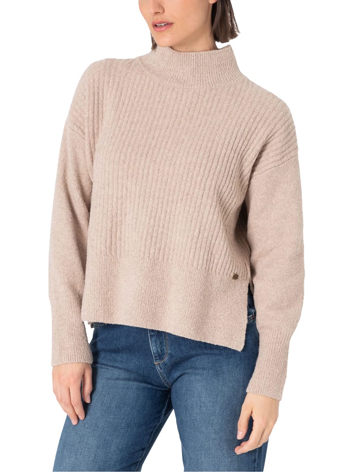 Timezone Sweter w kolorze beżowym rozmiar: XL
