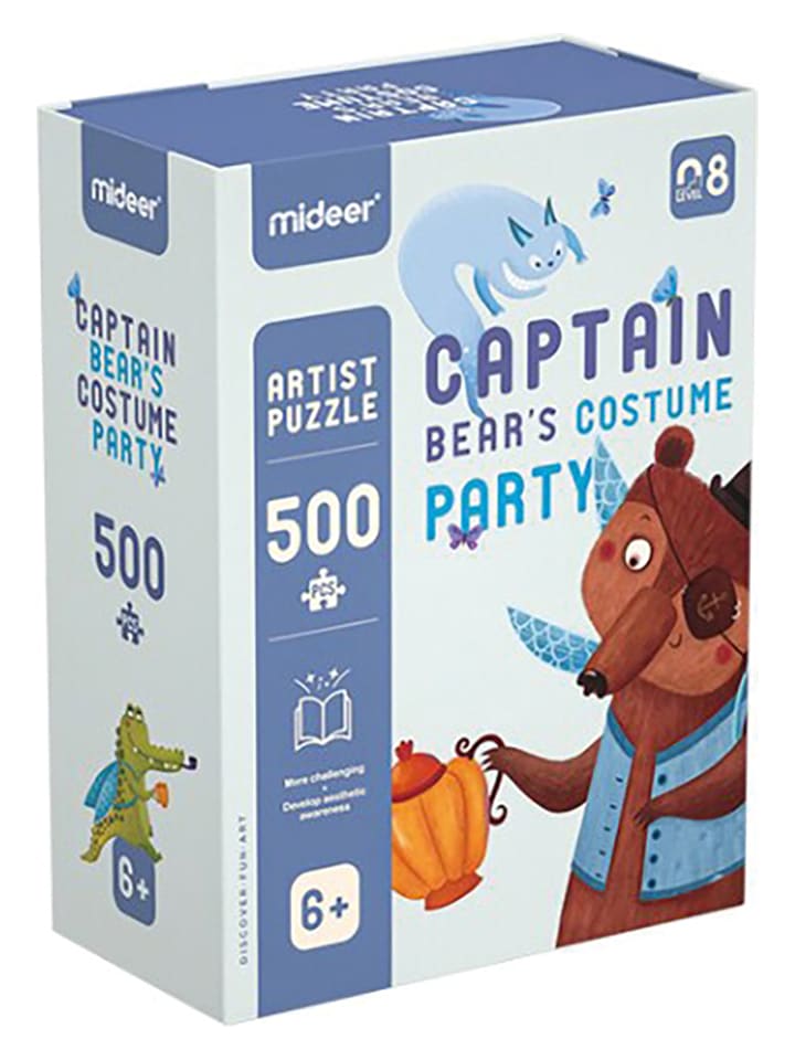Edukalu 500-częściowe puzzle "Captain bear's costume party" - 6+ rozmiar: onesize