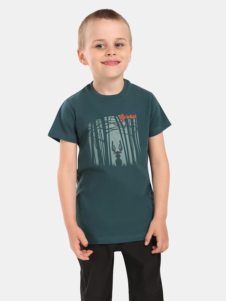 Kilpi Koszulka "Salo" w kolorze zielonym rozmiar: 158