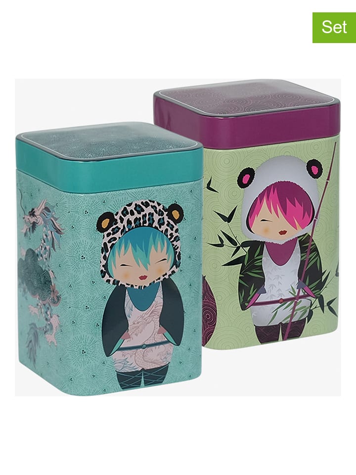 Eigenart Puszki (2 szt.) "Little Animals" ze wzorem na herbatę - 200 g rozmiar: onesize