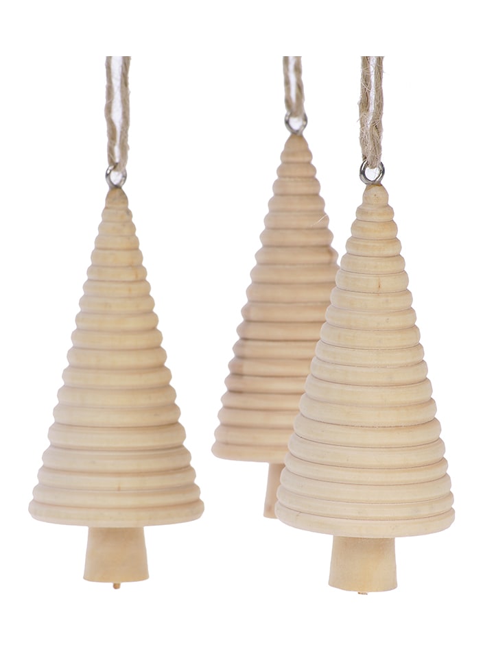 SUNNYSUE Drewniana zawieszka "Christmas tree" w kolorze brązowym rozmiar: onesize