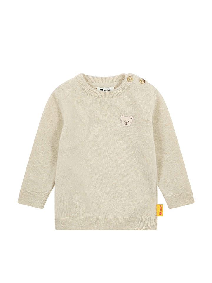 Steiff Sweter w kolorze beżowym rozmiar: 92