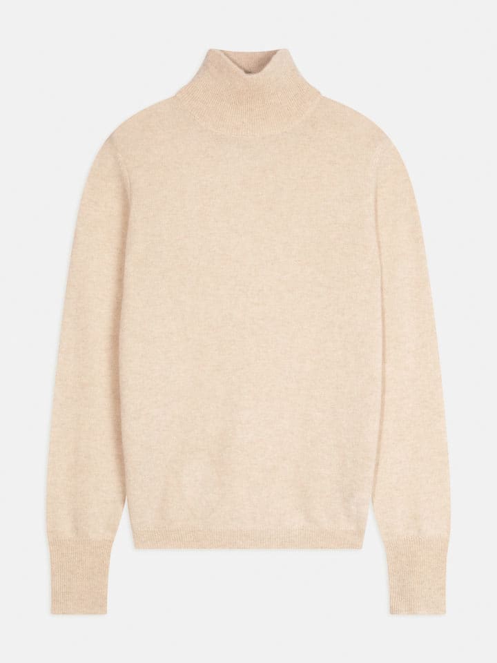 Perfect Cashmere Kaszmirowy sweter "Aileen" w kolorze beżowym rozmiar: XL