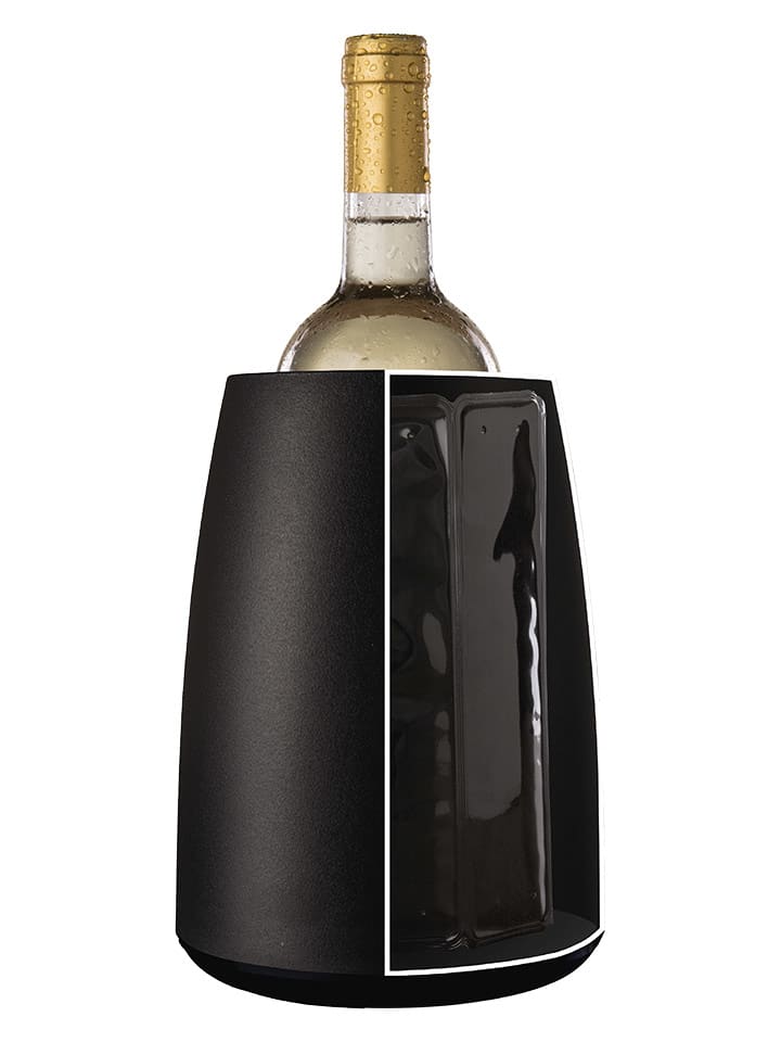 Vacu Vin Schładzacz "Elegant" w kolorze czarnym do wina - wys. 20,5 x Ø 15 cm rozmiar: onesize