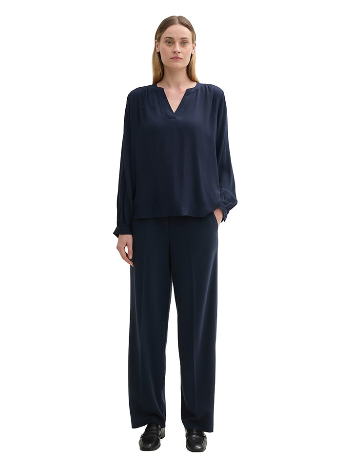 Tom Tailor Bluzka w kolorze granatowym rozmiar: 36