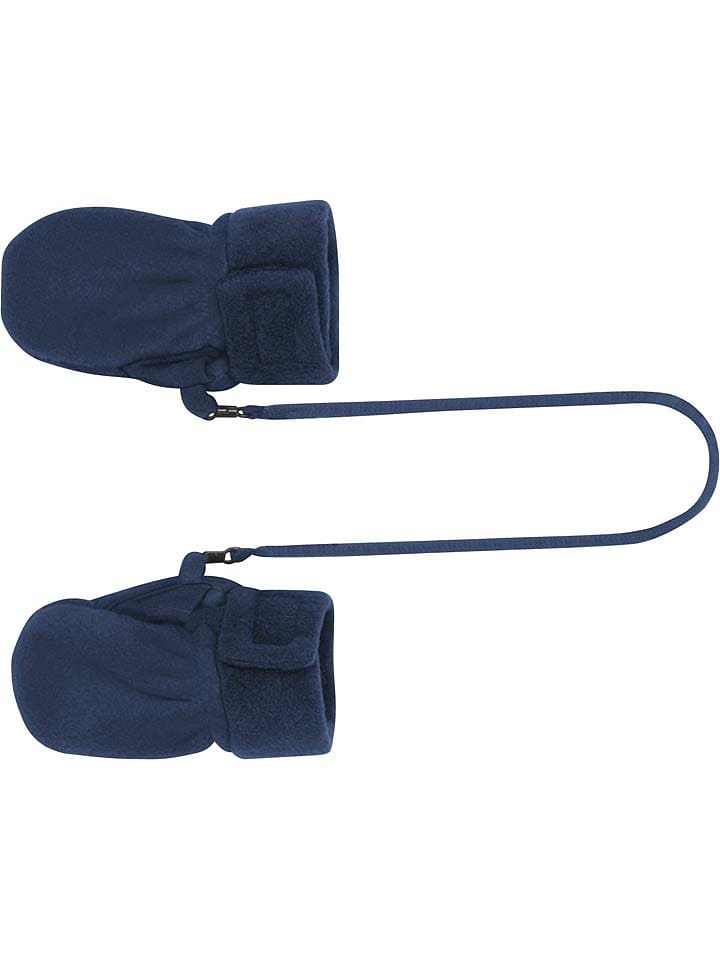 Playshoes Rękawiczki polarowe w kolorze granatowym rozmiar: 68-80