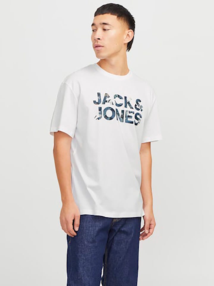 Jack & Jones Koszulka w kolorze białym rozmiar: XL