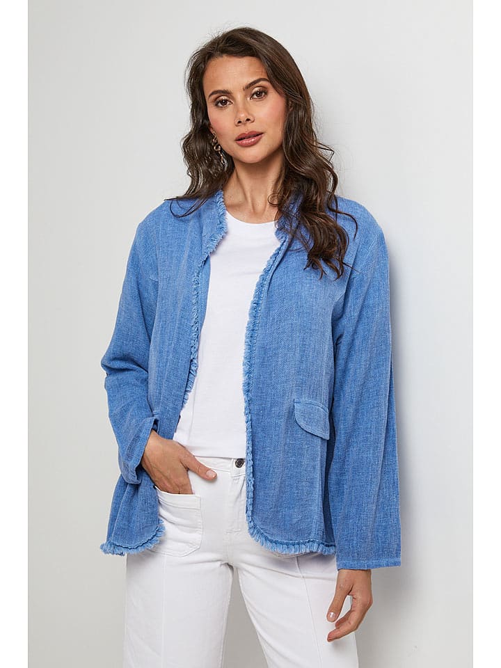 Lin Passion Blezer w kolorze niebieskim rozmiar: 36/38