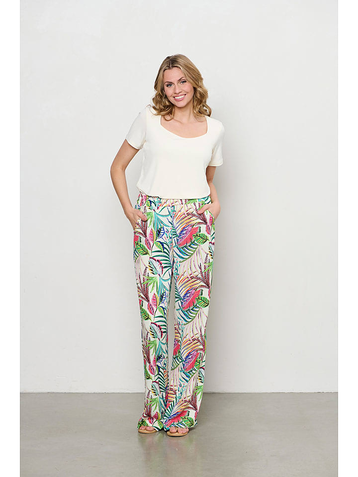 &Co Woman Koszulka "Varia" w kolorze kremowym rozmiar: L