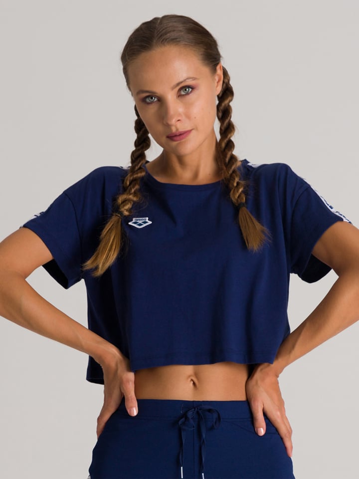 Arena Koszulka "Corinne Team" w kolorze granatowym rozmiar: M