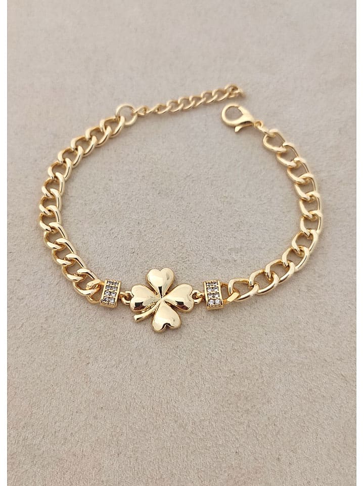 Nakkash Pozłacana bransoletka z elementami ozdobnymi rozmiar: onesize