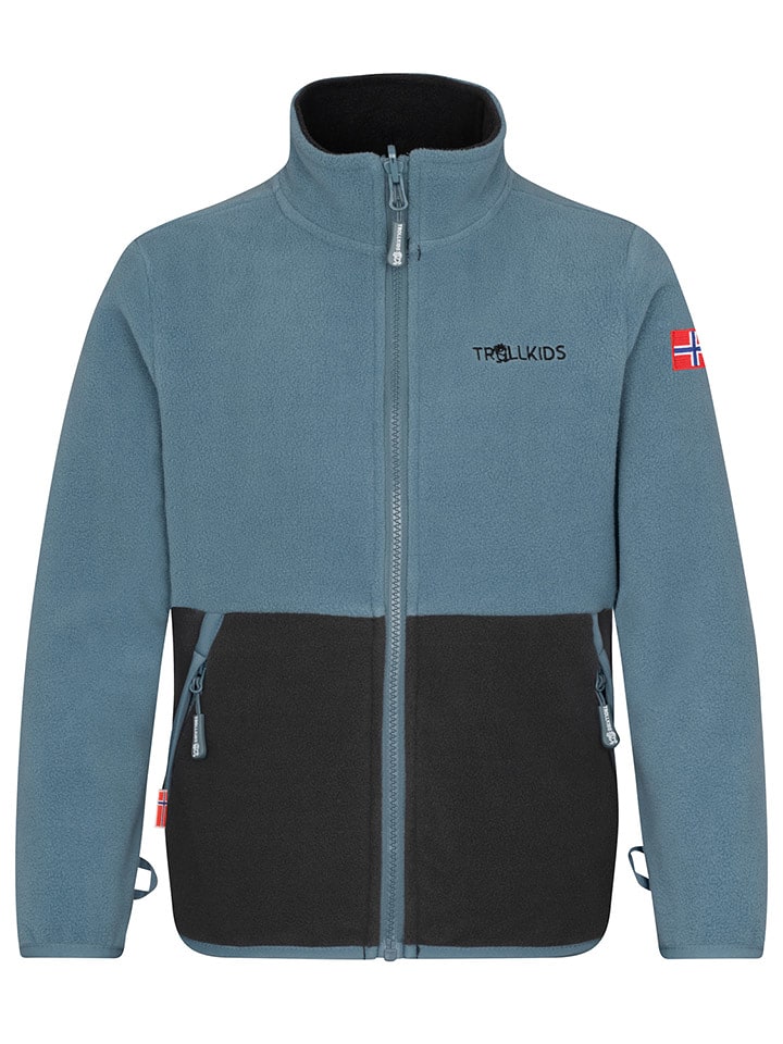 Trollkids Kurtka polarowa "Storfjord" w kolorze niebieskim rozmiar: 128