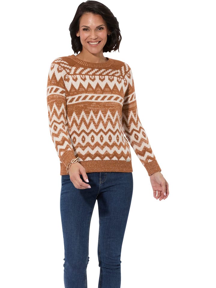 WITT WEIDEN Sweter w kolorze jasnobrązowym rozmiar: 46