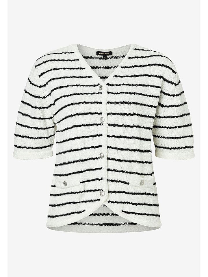 More & More Kardigan w kolorze biało-granatowym rozmiar: 38