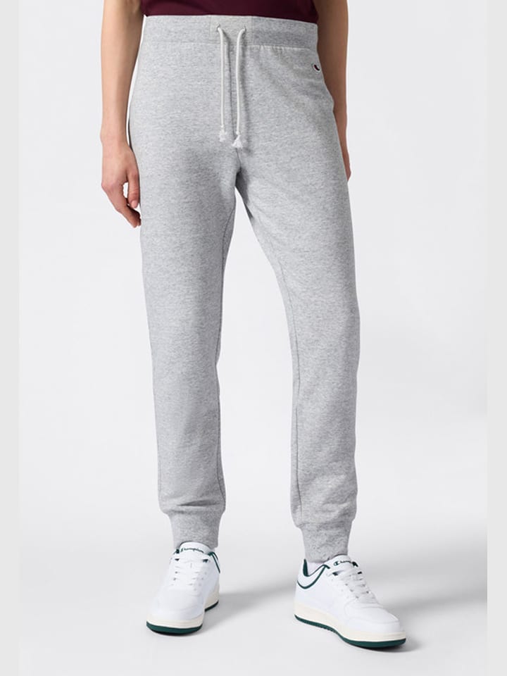 Champion Spodnie dresowe w kolorze szarym rozmiar: L