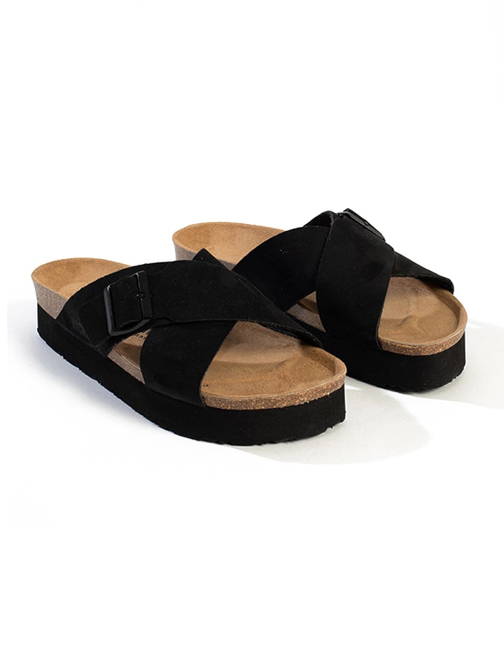 BACKSUN Klapki "Los Angeles" w kolorze czarnym rozmiar: 39