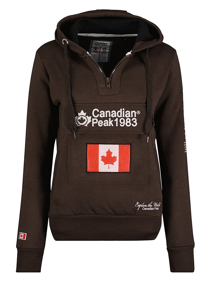 Canadian Peak Bluza "Gyrelle" w kolorze brązowym rozmiar: S