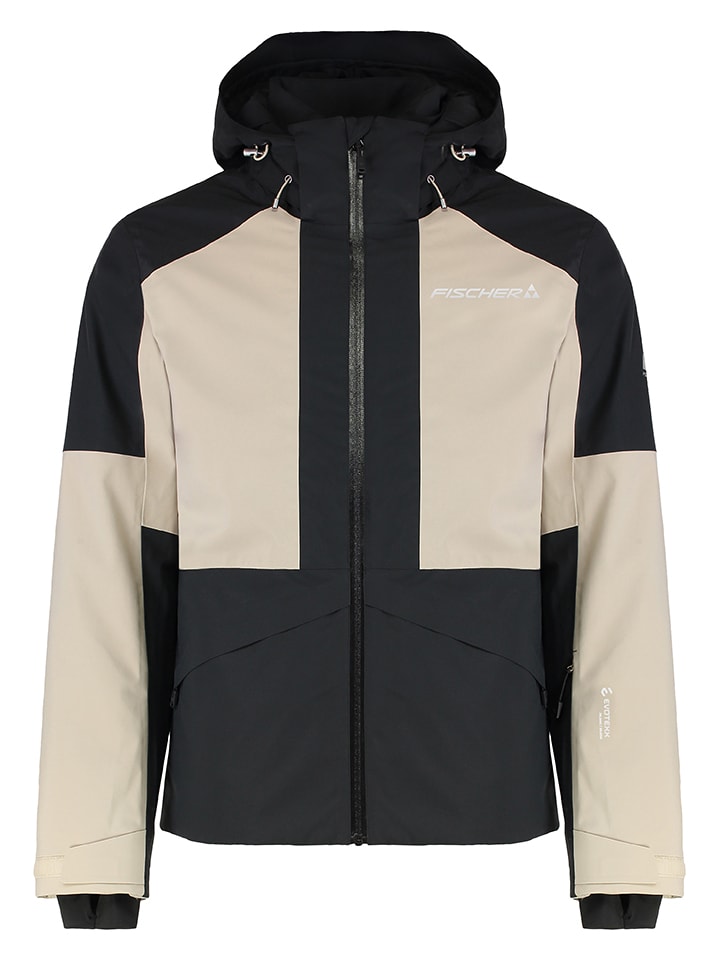 Fischer Kurtka narciarska "Explorer" w kolorze beżowo-czarnym rozmiar: 3XL
