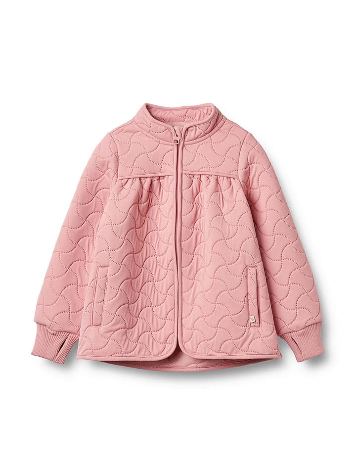 Wheat Kurtka pikowana "Tilde" w kolorze jasnoróżowym rozmiar: 128