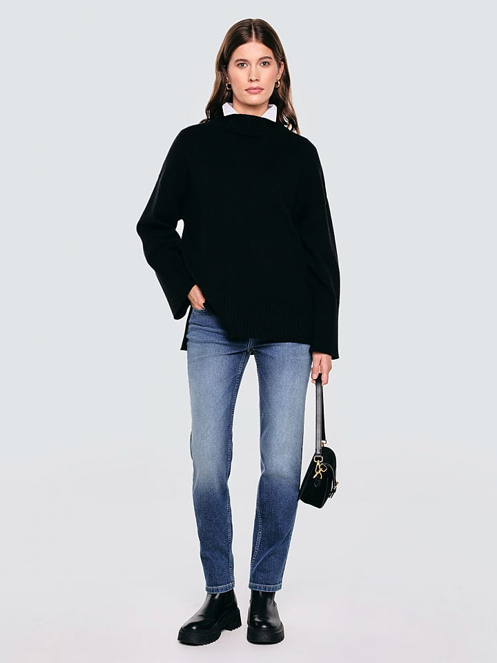 BIG STAR Sweter w kolorze czarnym rozmiar: S/M