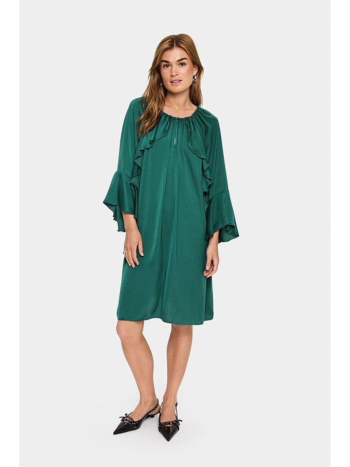 SAINT TROPEZ Sukienka w kolorze zielonym rozmiar: XL