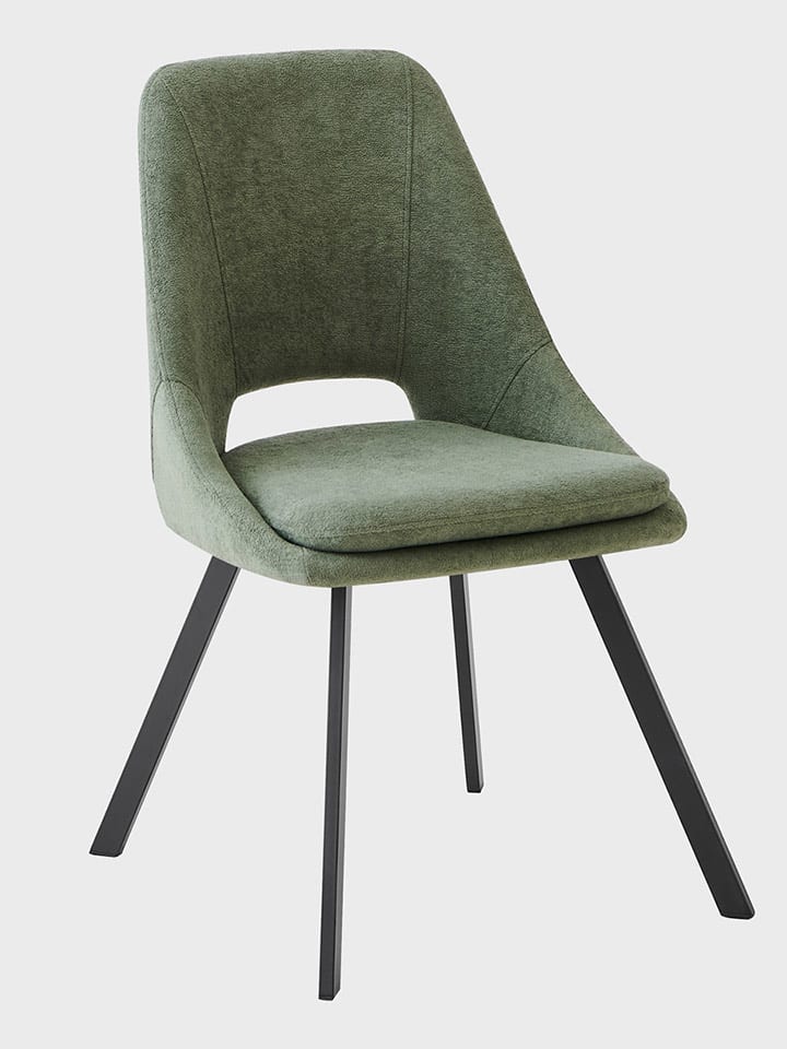 Homla Krzesło "Clara" w kolorze zielonym - 56,5 x 85 x 47,5 cm rozmiar: onesize