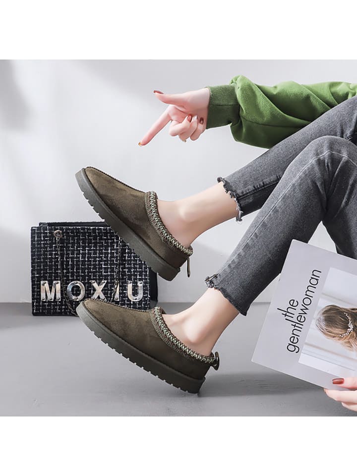 C'M Botki w kolorze khaki rozmiar: 37