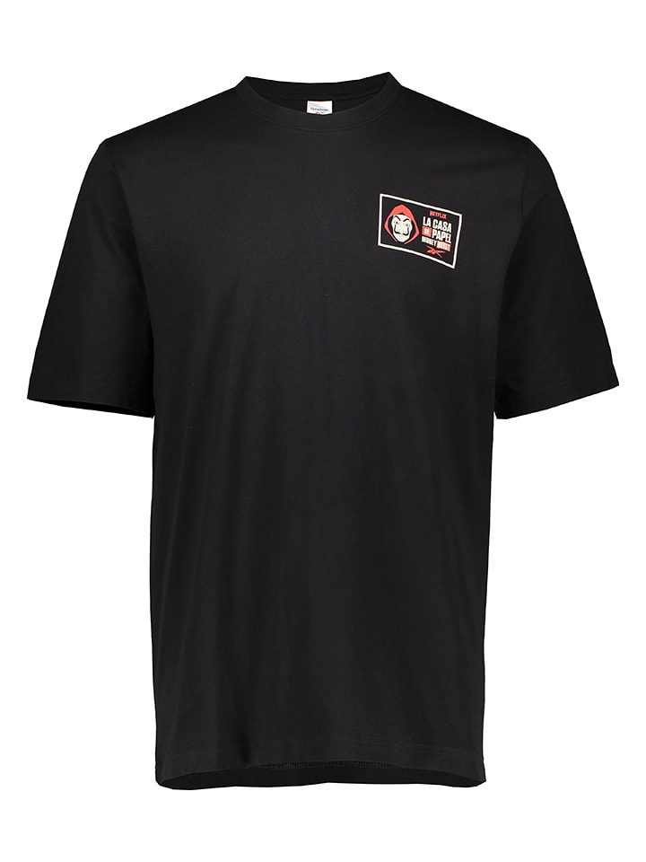 Reebok Koszulka "La Casa De Papel" w kolorze czarnym rozmiar: M