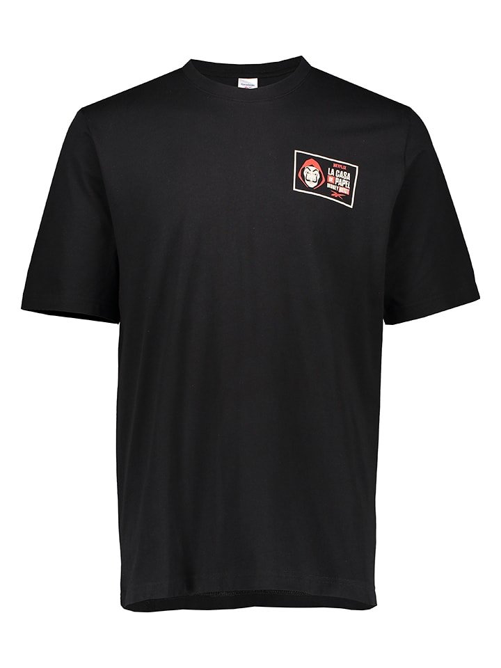 Reebok Koszulka "La Casa De Papel" w kolorze czarnym rozmiar: M