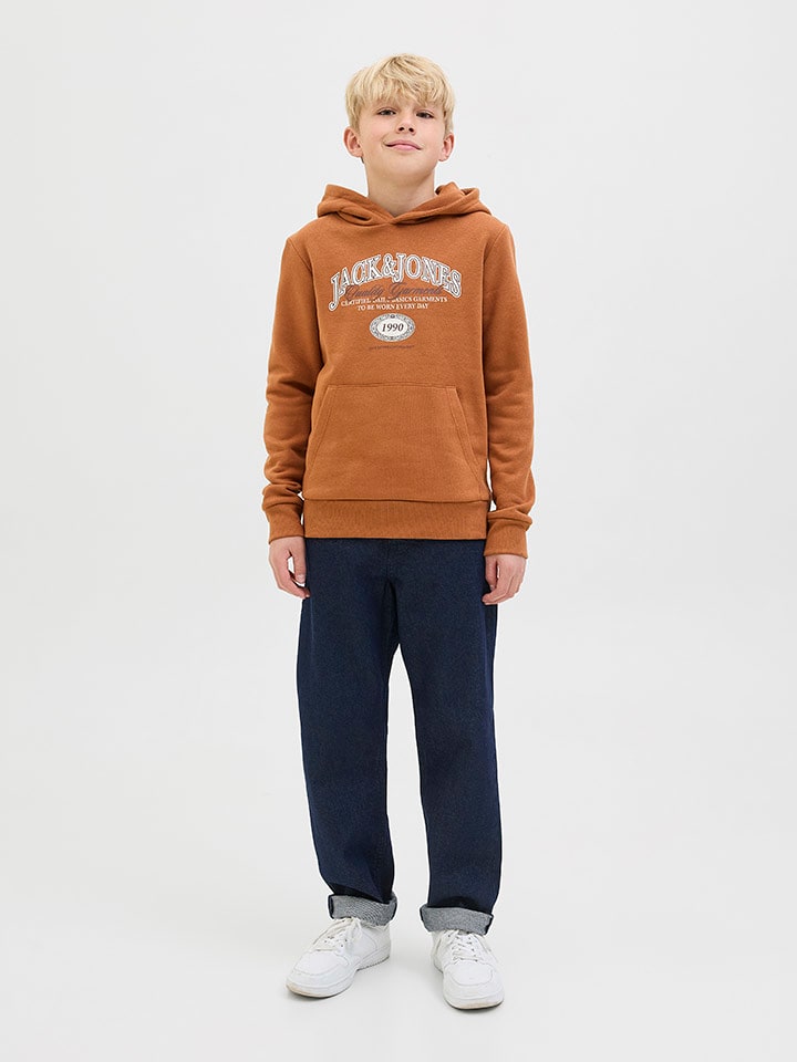JACK & JONES Junior Bluza "Ari" w kolorze pomarańczowym rozmiar: 176