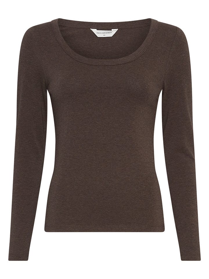 MOSS COPENHAGEN Koszulka "Kath" w kolorze brązowym rozmiar: L/XL