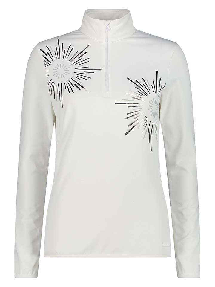 CMP Bluza polarowa w kolorze białym rozmiar: 36