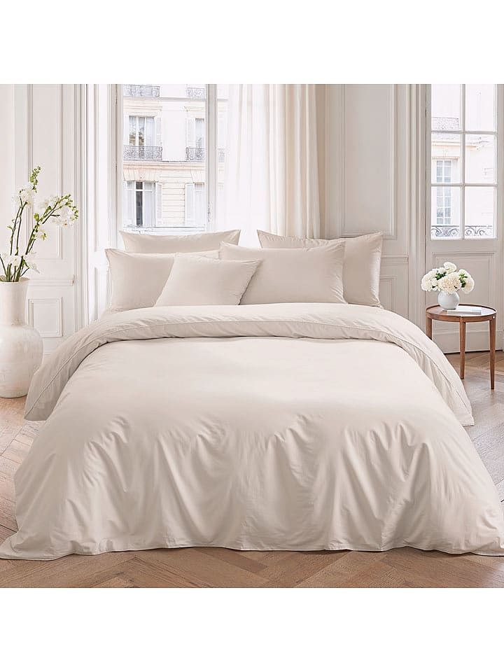 Pierre Cardin Perkalowa poszwa w kolorze beżowym na kołdrę rozmiar: 260x240 cm