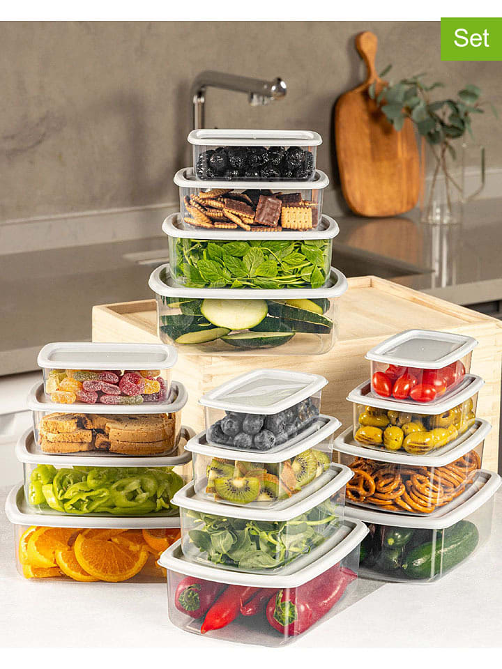 Violeta Home Pojemniki (16 szt.) w kolorze białym rozmiar: onesize