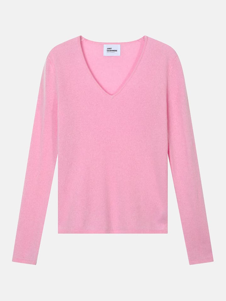 Just Cashmere Kaszmirowy sweter "Joan" w kolorze jasnoróżowym rozmiar: M