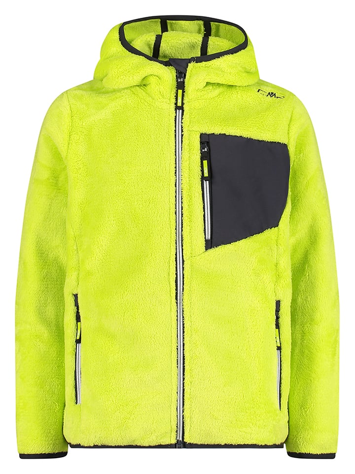 CMP Kurtka polarowa w kolorze limonkowym rozmiar: 128