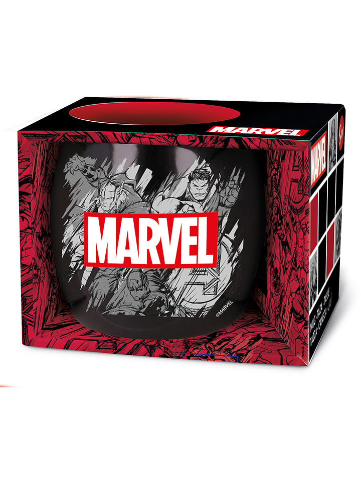 Stor Kubek "Marvel" w kolorze czarno-czerwonym - 380 ml rozmiar: onesize