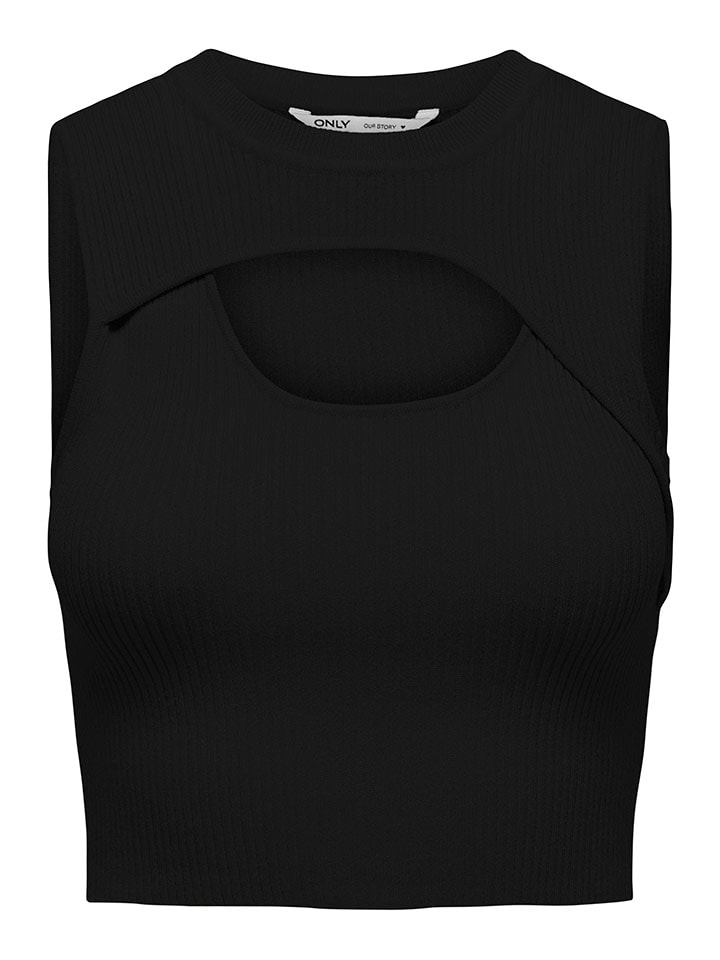 ONLY Top "Lizan" w kolorze czarnym rozmiar: L