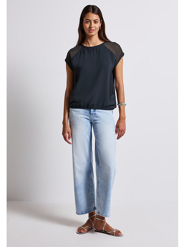 Street One Bluzka w kolorze granatowym rozmiar: 34