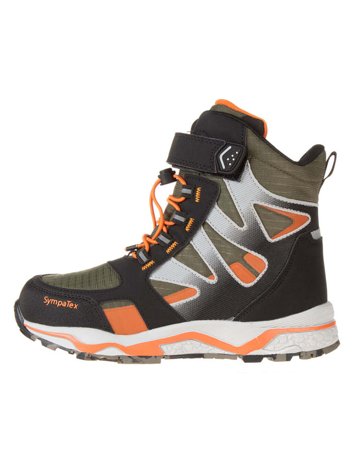 Lurchi Kozaki zimowe w kolorze czarno-oliwkowym rozmiar: 35